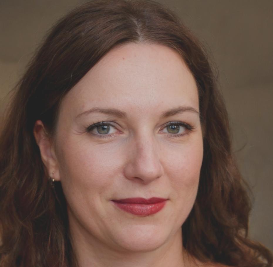 Property finance specialist Brenna Koskinen consulting with program participants